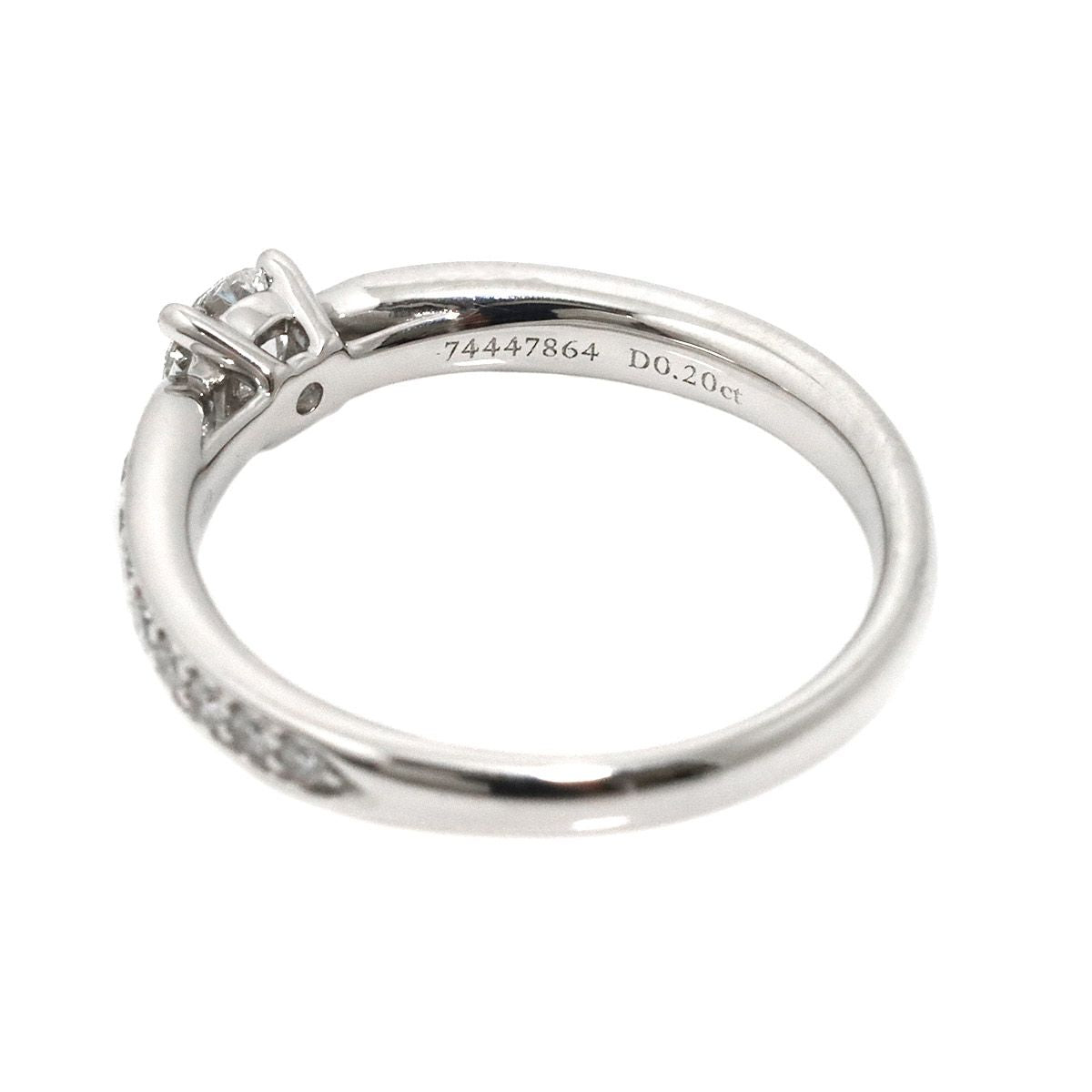 Tiffany Ring Tiffany&Co. 7.5 0.20Ct Pt Harmony Diamond 90324304