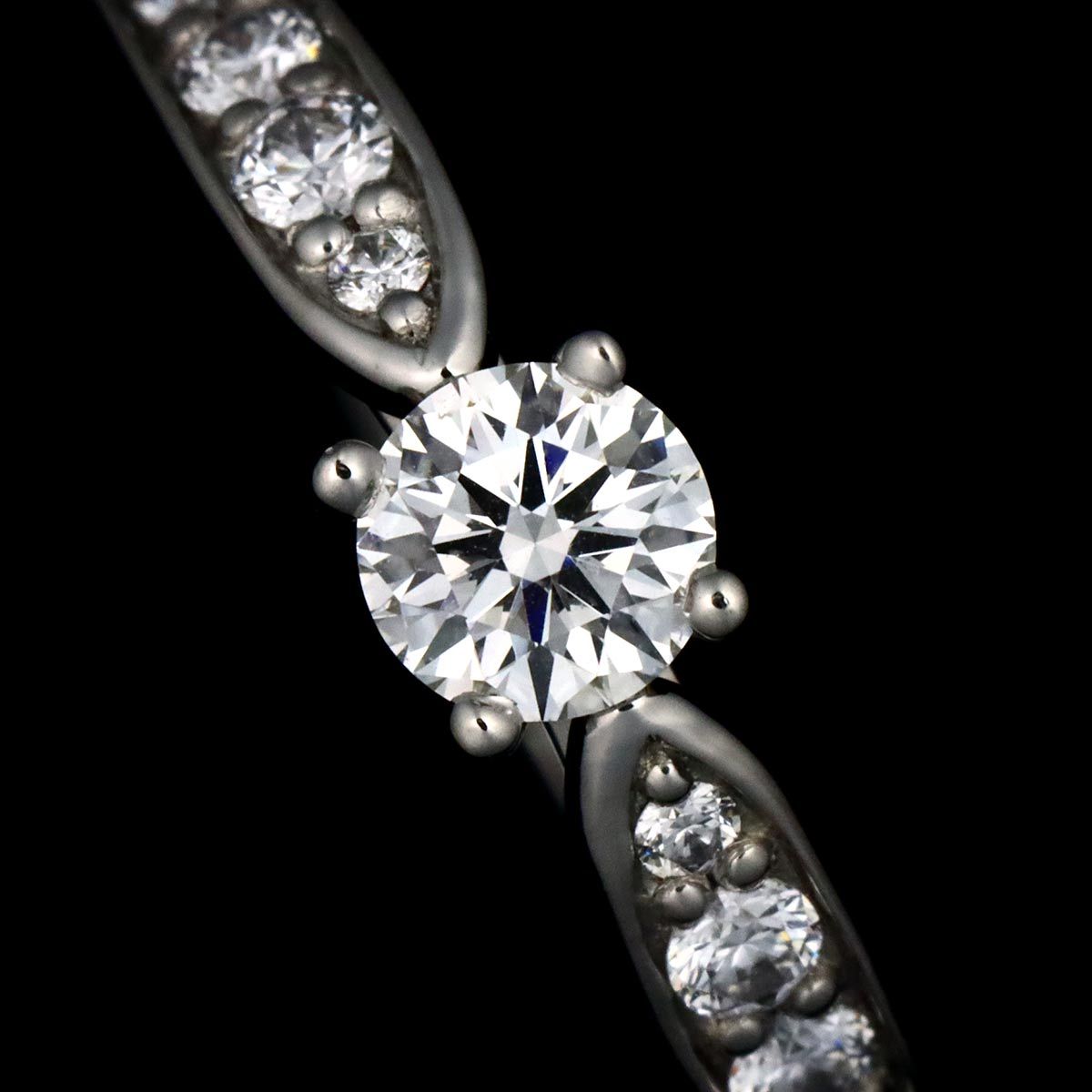 Tiffany Ring Tiffany&Co. 7.5 0.20Ct Pt Harmony Diamond 90324304