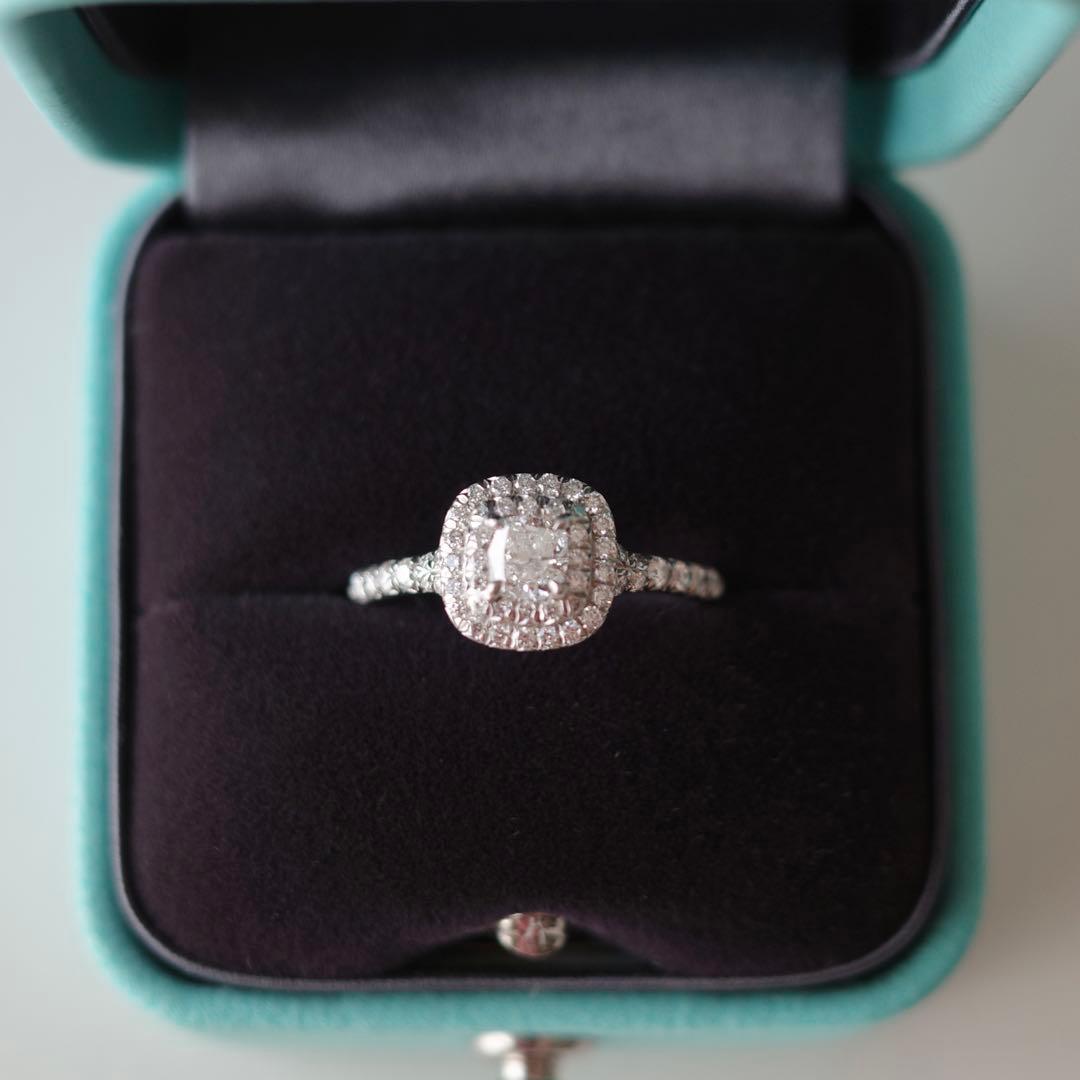 Tiffany Rings 0.29Ct Pt950