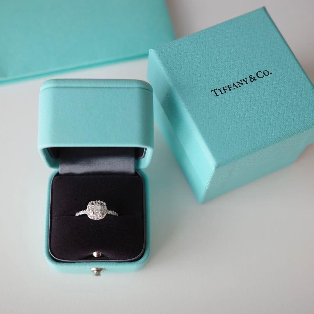 Tiffany Rings 0.29Ct Pt950
