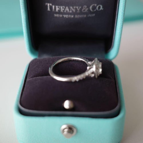 Tiffany Rings 0.29Ct Pt950
