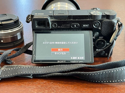Sony Mirrorless Interchangeable Lens Cameras 6000 Sel16F28 Sel55210