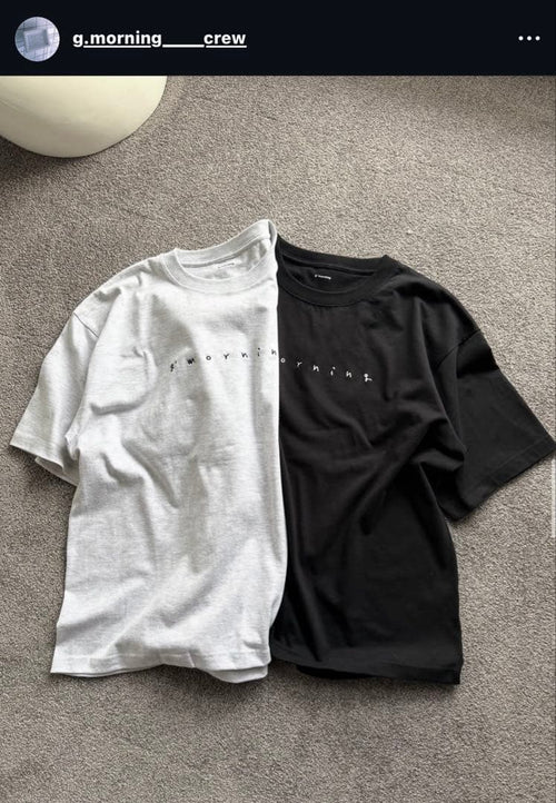 T-Shirts G Morning Tee Ash Grey L