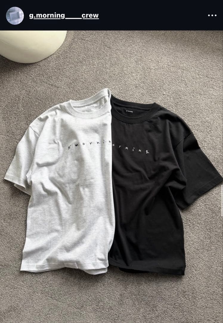 T-Shirts G Morning Tee Ash Grey L