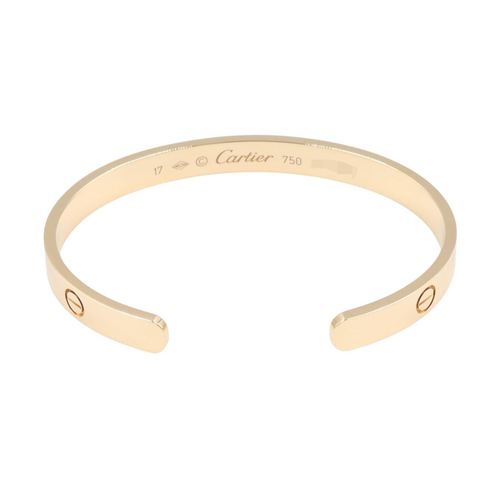 Cartier Bangle Wristband B6032417 K18 Used A