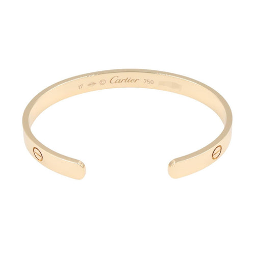 Cartier Bangle Wristband B6032417 K18 Used A