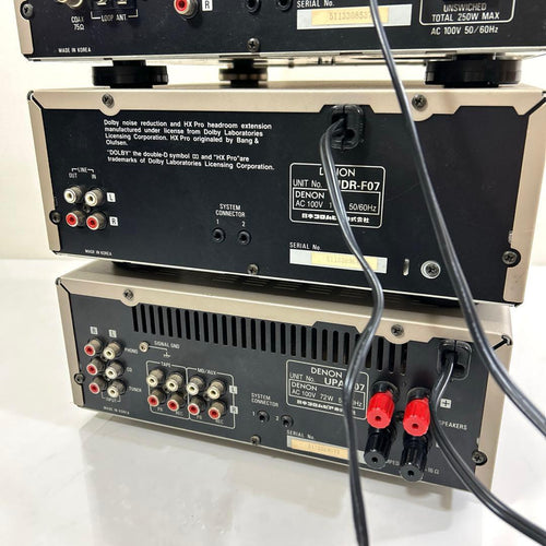 Denon Mini Component Systems Ucd-F07 Utu-F07 Udr-F07 Upa-F07