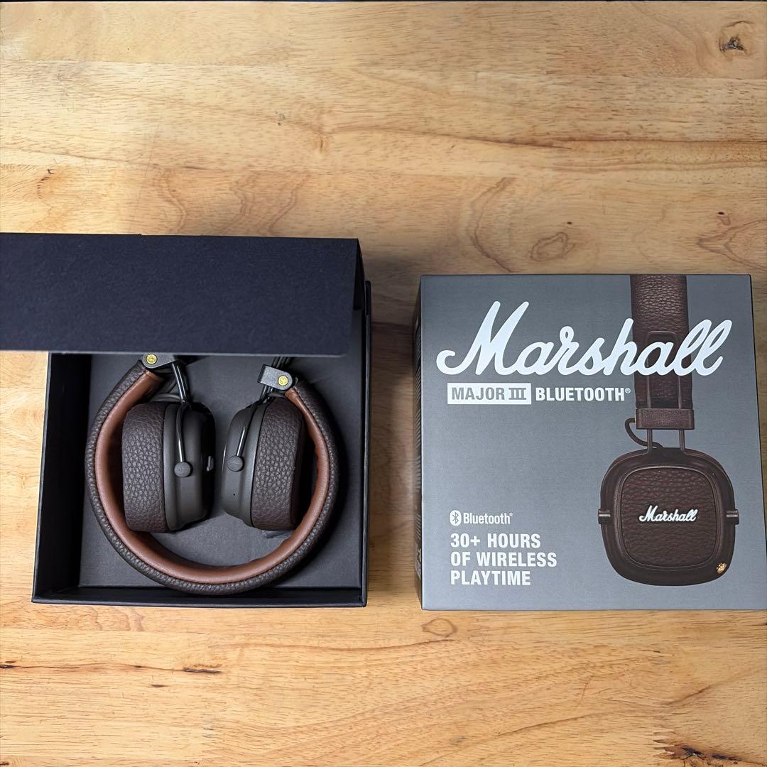 Marshall Wireless Headphones Major Iii Bluetooth Brown