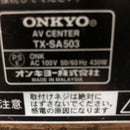 Av Amplifiers Onkyo Tx-Sa503(N) 2005