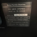 Radio And Boombox Sony D-3000 Cd 1995