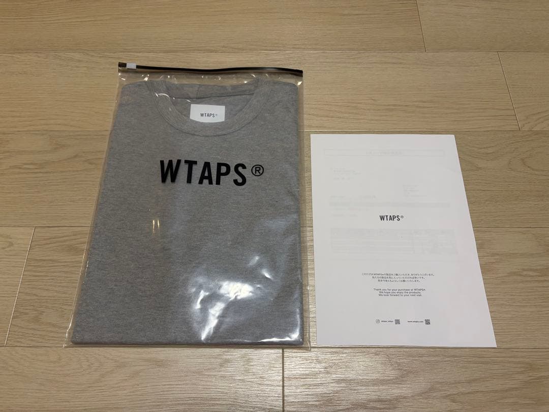 Wtaps T-Shirts Aii Ss Cotton League Ash Gray M