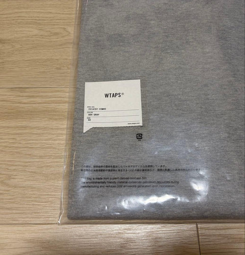 Wtaps T-Shirts Aii Ss Cotton League Ash Gray M