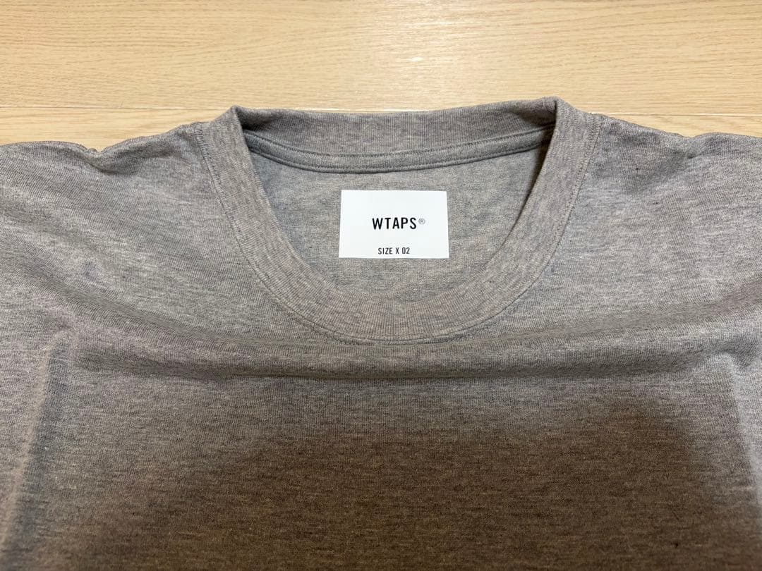 Wtaps T-Shirts Aii Ss Cotton League Ash Gray M