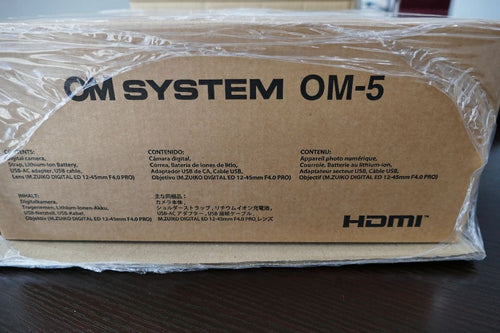 Om System Mirrorless Interchangeable Lips Om-5 12 45Mmf4.0