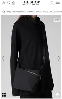 Yohji Yamamoto Pour Homme Shoulder Bags 25Aw