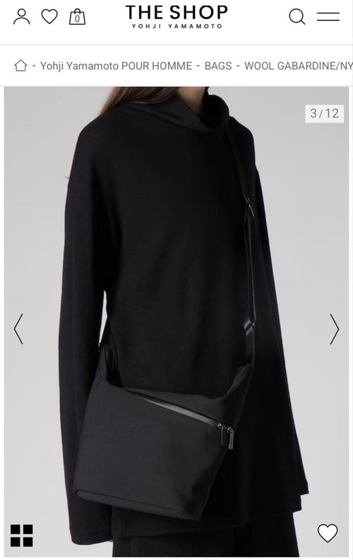Yohji Yamamoto Pour Homme Shoulder Bags 25Aw