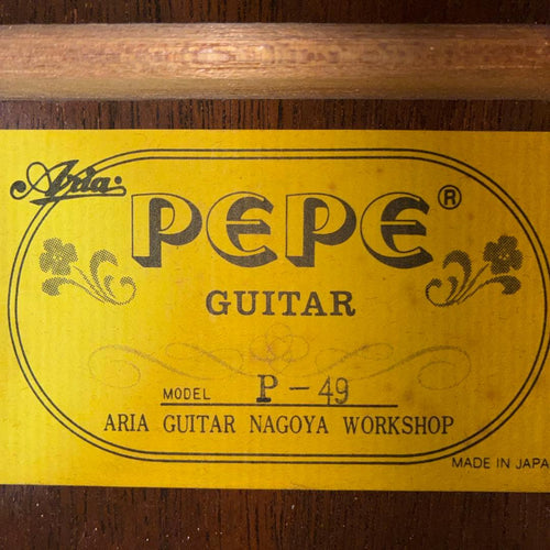 Aria Classical Guitars P-49 1980
