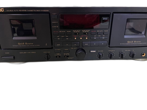 Teac Cd Md Cassette Deck W-6000R