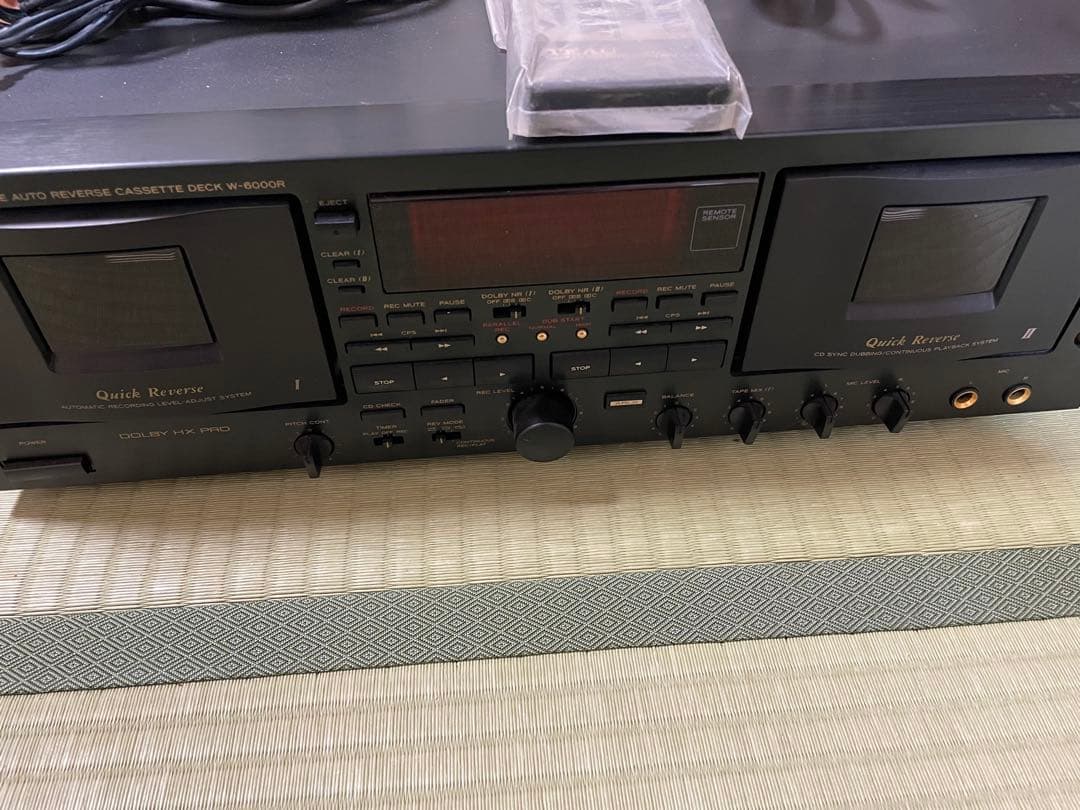 Teac Cd Md Cassette Deck W-6000R
