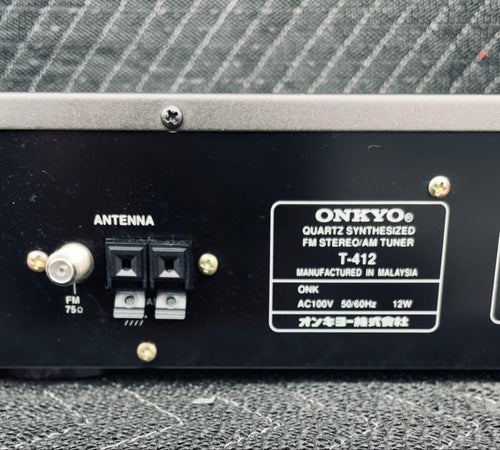 Radio Tuner Onkyo T-412 Fm/Am