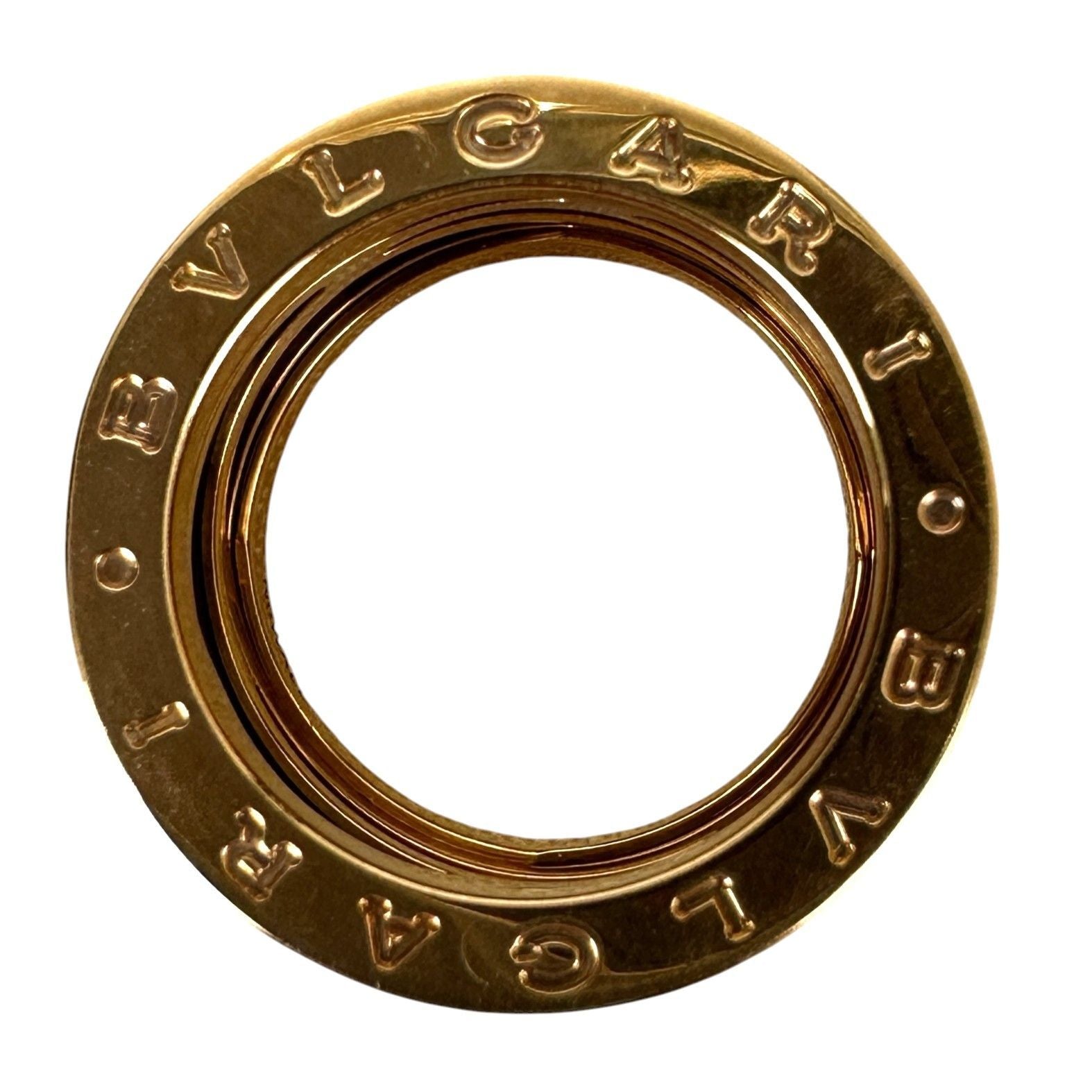 Bvlgari Ring B-Zero1 4 K18Pg 16 57 16.2G Used-Ab 9356