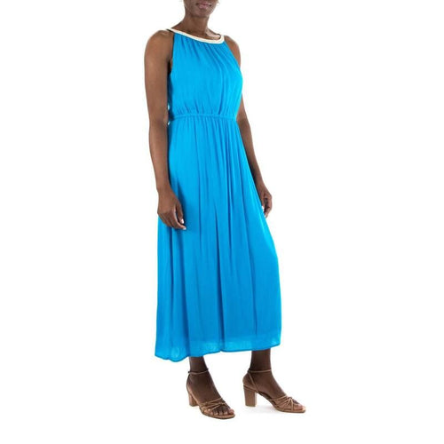 Nina Leonard Long Sleeves, Three Quarter Sleeve Womens Ropebraid Halterneck