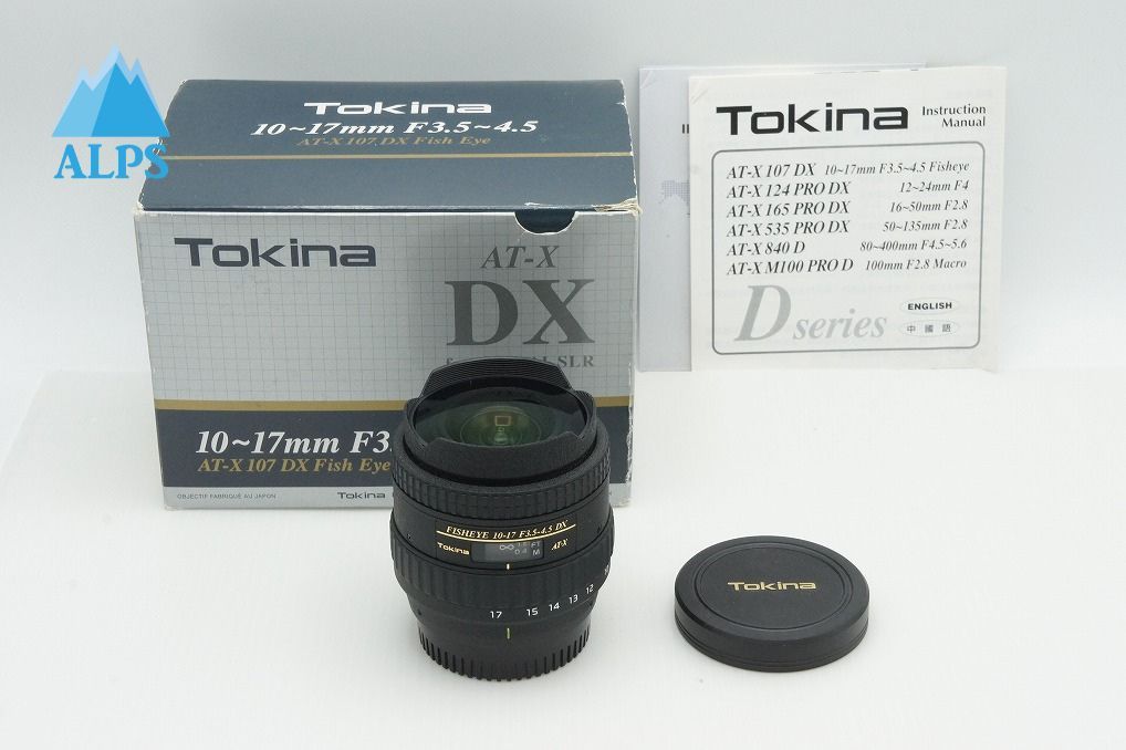 Tokina Lens (Zoom) At-X 107 Dx Fisheye 10-17Mm F3.5-4.5 Nikon F Aps-C 260127B