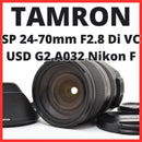 Tamron Lens (Zoom) E15[7785]18 Sp 24-70Mm F2.8 Di Vc Usd G2 A032 Nikon F