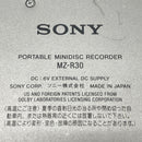 Portable Md Player Sony Mz-R30 Walkman W11161070