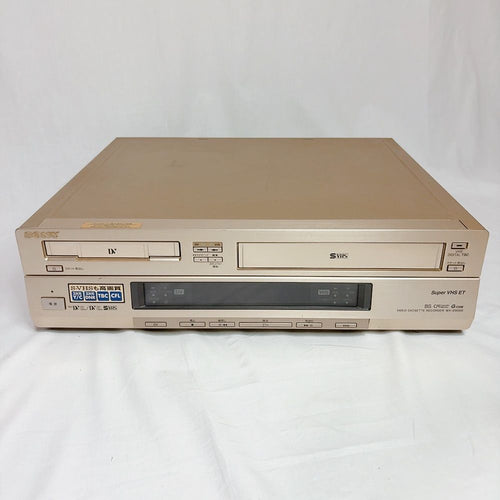 Vhs Video Deck Sony Wv-D9000 Dv S-Vhs Super Et G 90S Vintage