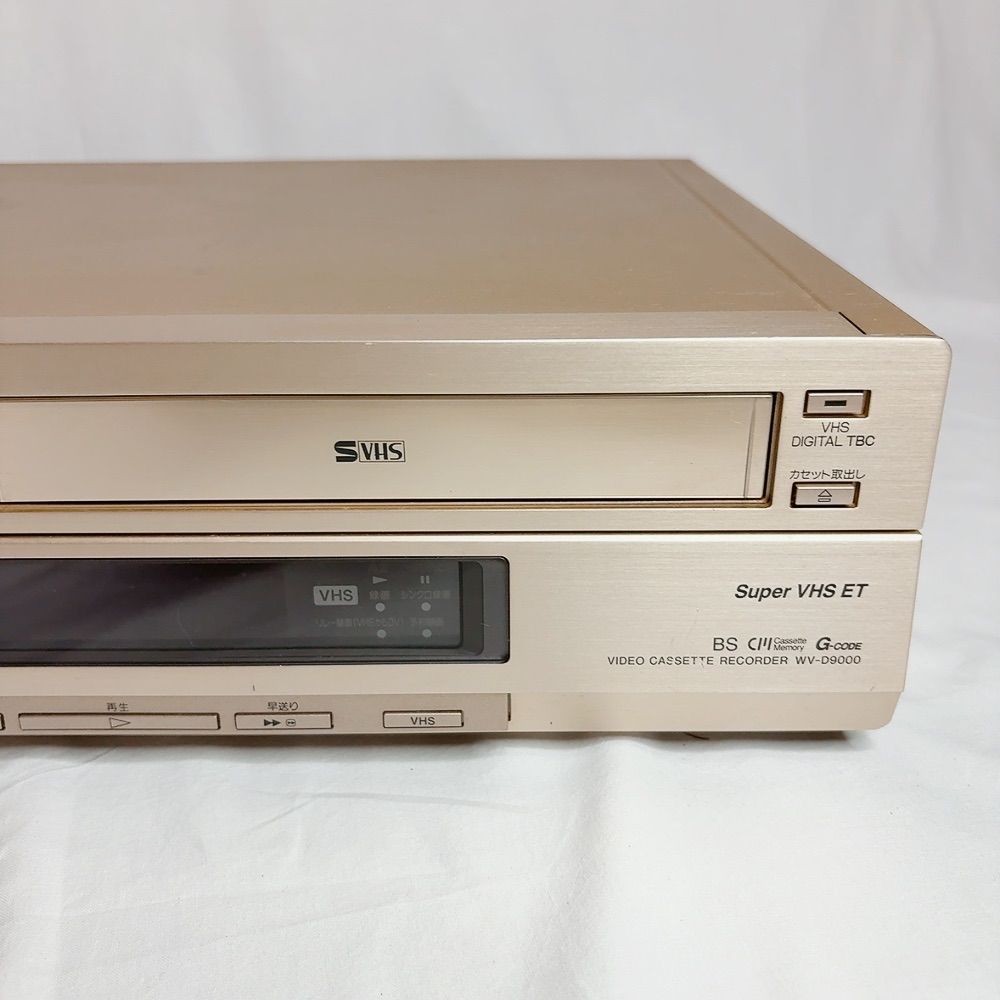 Vhs Video Deck Sony Wv-D9000 Dv S-Vhs Super Et G 90S Vintage