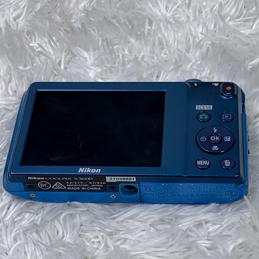 Nikon Compact Digital Camera Coolpix S3600