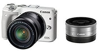 Digital Slr )Canon Eos M3 Ef-M18-55Mm F3.5-5.6 Is Stm Ef-M22Mm F2 Eosm3Wh-Wlk