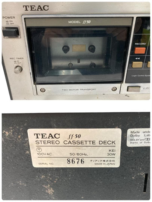 Teac Cd, Md Cassette Decks Hfy102 Ff-50
