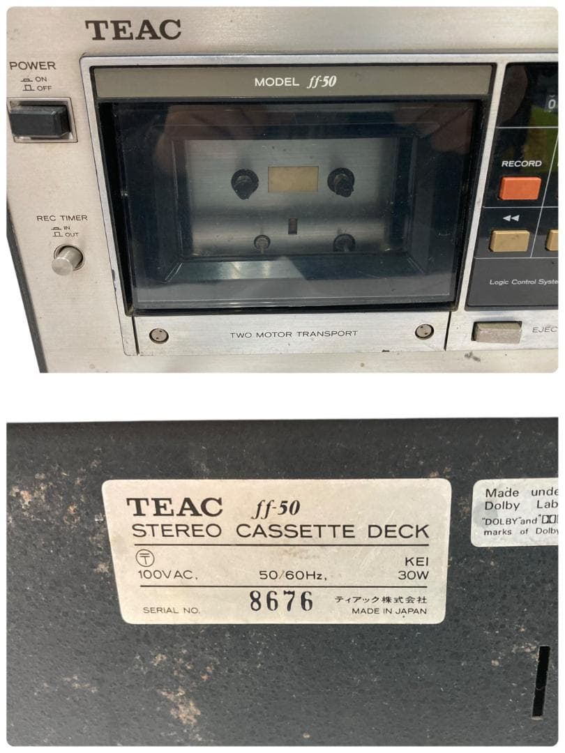 Teac Cd, Md Cassette Decks Hfy102 Ff-50
