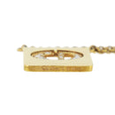 Christian Dior Necklace Cd K18Yg 0.38Ct