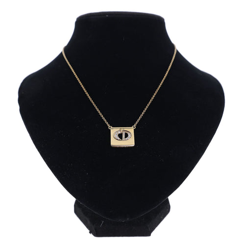 Christian Dior Necklace Cd K18Yg 0.38Ct
