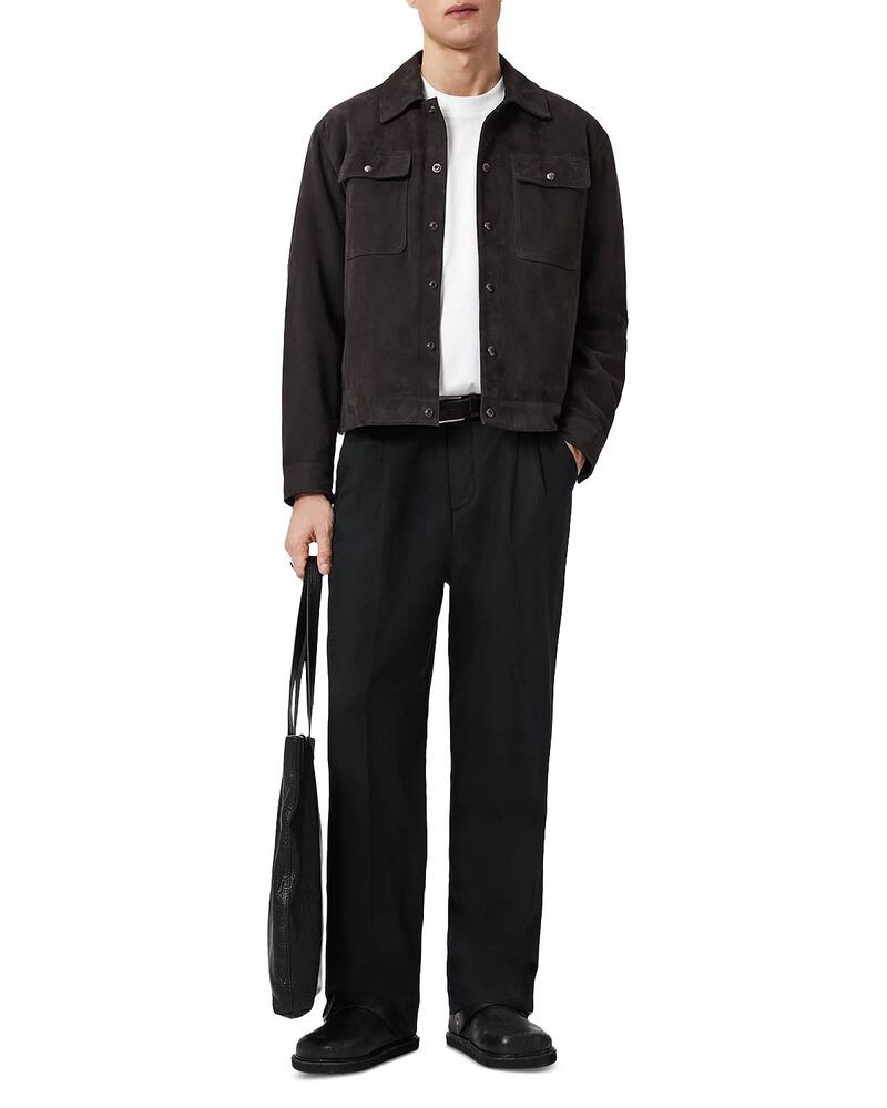 Others Allsaints Roland Straight Fitrouser Pants Faded Black