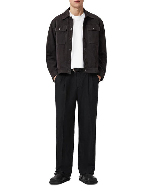 Others Allsaints Roland Straight Fitrouser Pants Faded Black
