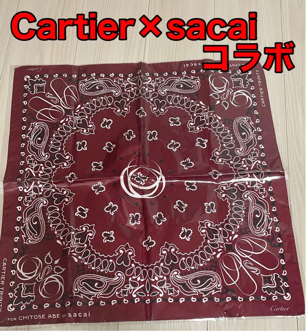 Cartier Bandanas Thin Scarves Sacai X