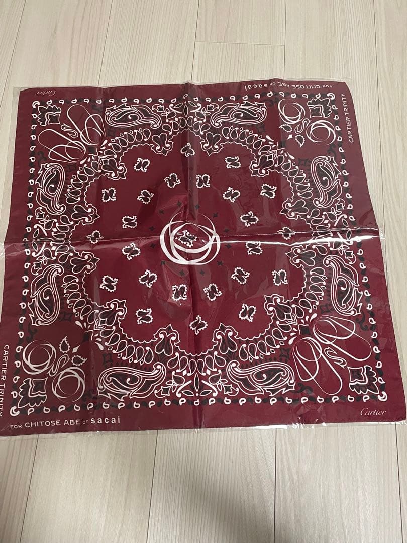 Cartier Bandanas Thin Scarves Sacai X