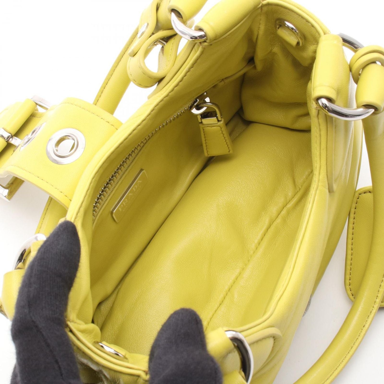 Prada Handbag Moon 2Way 1Ba381 Used A