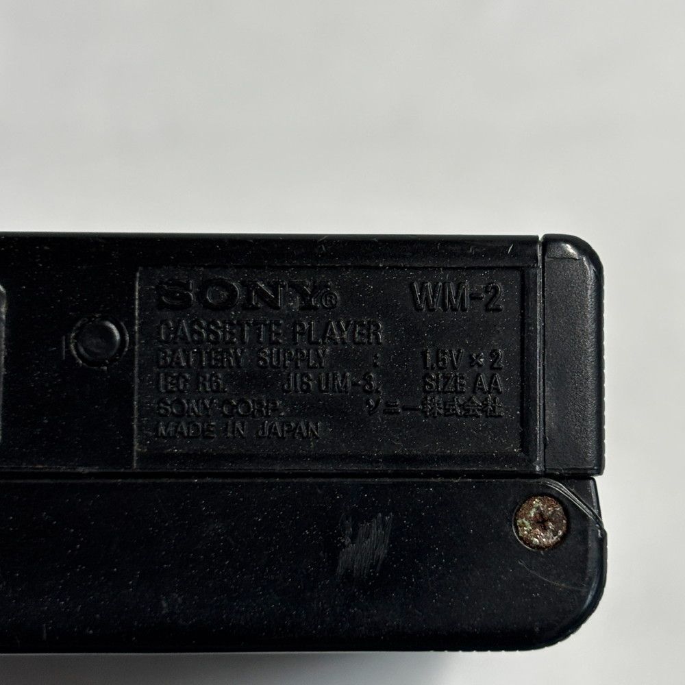 Sony Cassette Player 1289 Walkman Wm 2