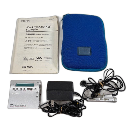 Sony Portable Md Player Mz-R900 Walkman 322K2400