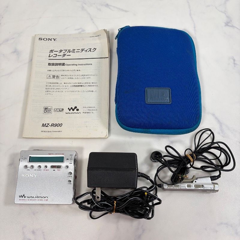Sony Portable Md Player Mz-R900 Walkman 322K2400