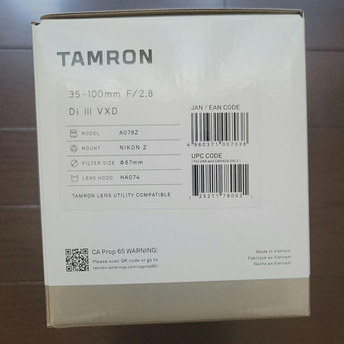 Other Tamron 35-100Mm F/2.8 Di Iii Vxd Nikon-Z