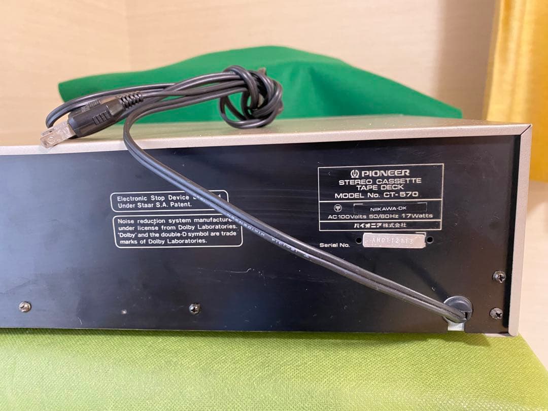 Pioneer Cd, Md Cassette Decks Ct-570