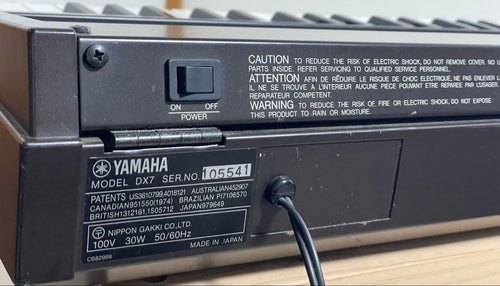 Yamaha Analog Synthesizers Dx7