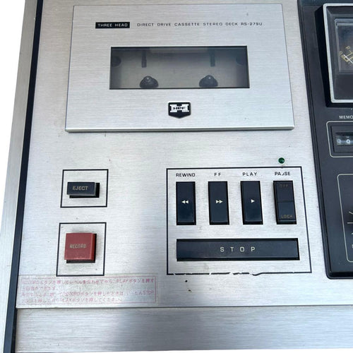 Technics Cd Md Cassette Deck Rs-279U