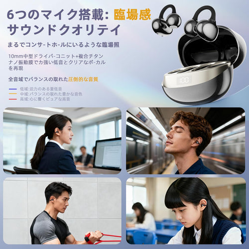 Wireless Headphones Sonlau Bluetooth Ipx5 6.0 Enc